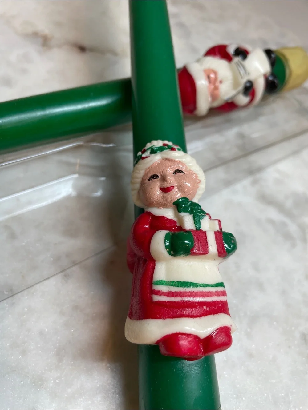 Vintage Avon 10” Taper Candles - Includes 2 Pair - Thanksgiving and Christmas